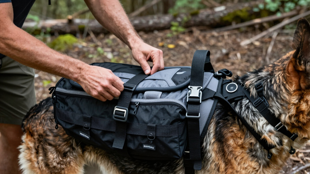 best heavy-duty dog saddlebag pack for hiking