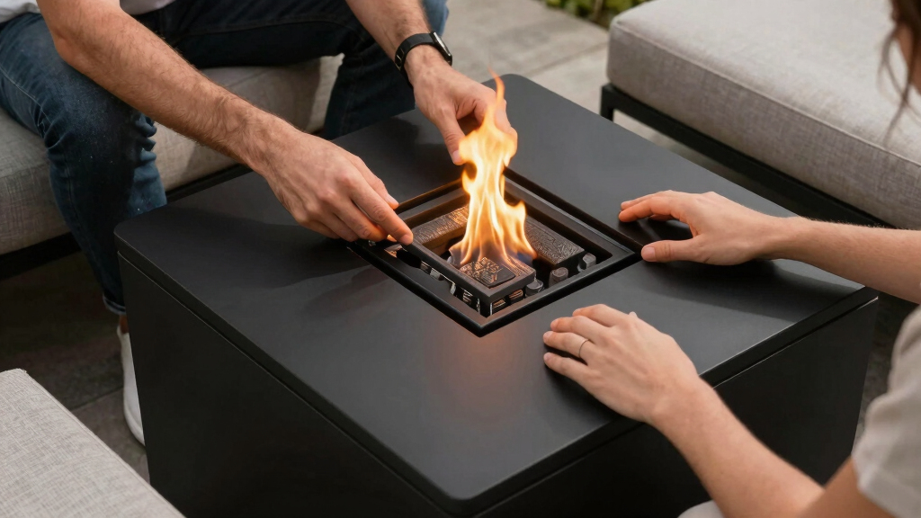 best fire pit table for hosting guests