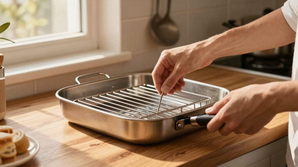 best roasting pan with rack heavy duty