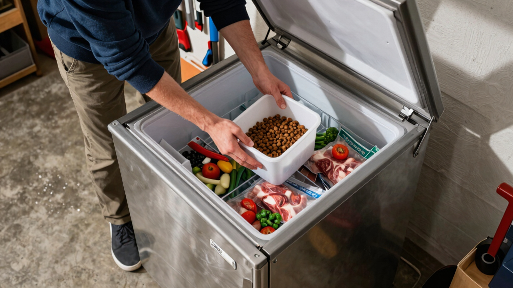 best raw dog food freezer for garages
