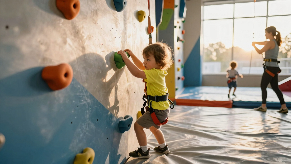 best indoor climbing gym for toddlers