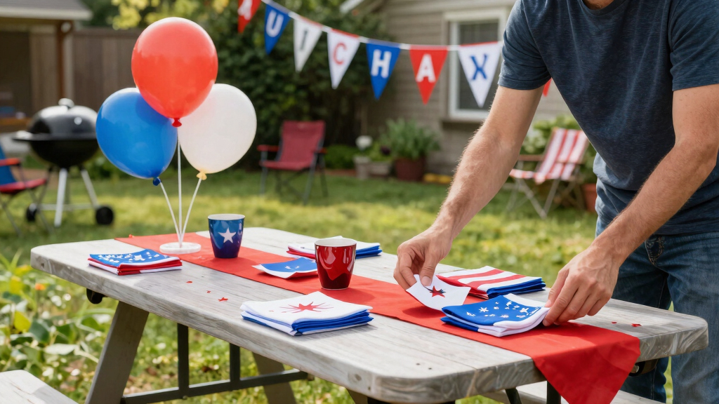 patriotic outdoor party supplies