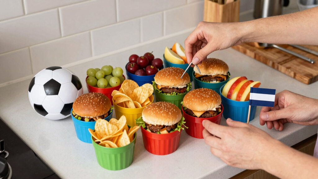 world cup themed snack boxes