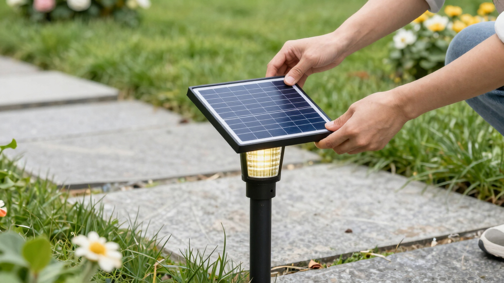 solar-powered outdoor lights