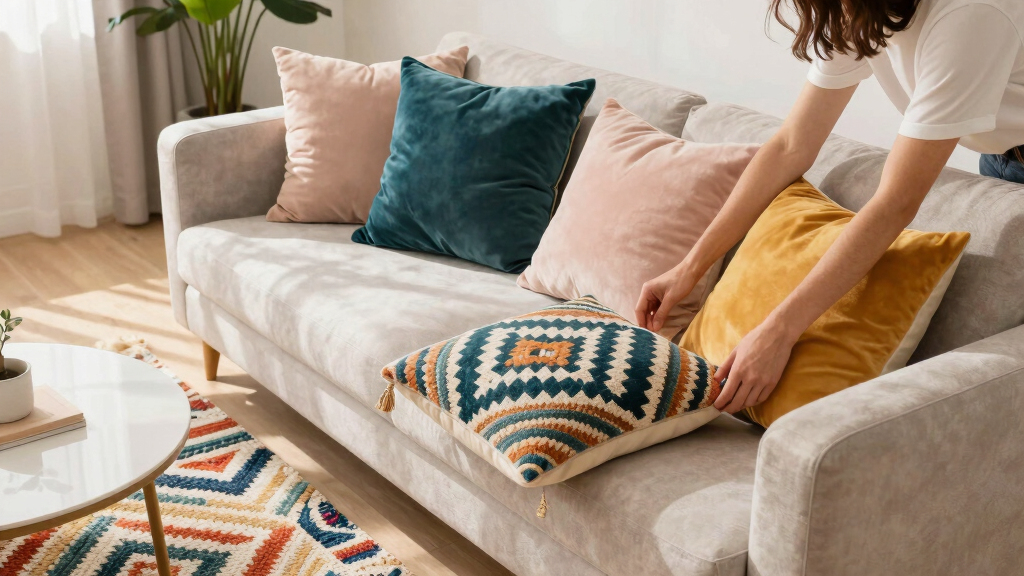 best decorative pillows and rugs