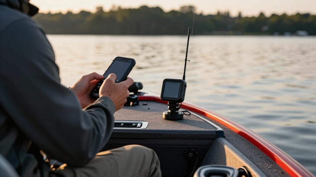 wireless fishing boat with gps return