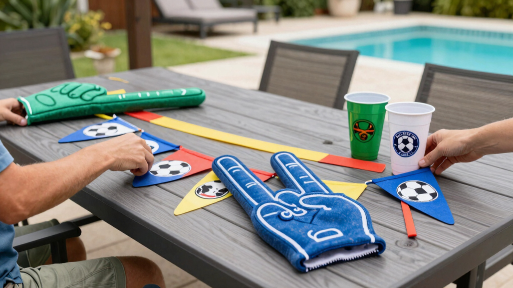 soccer fan outdoor party supplies