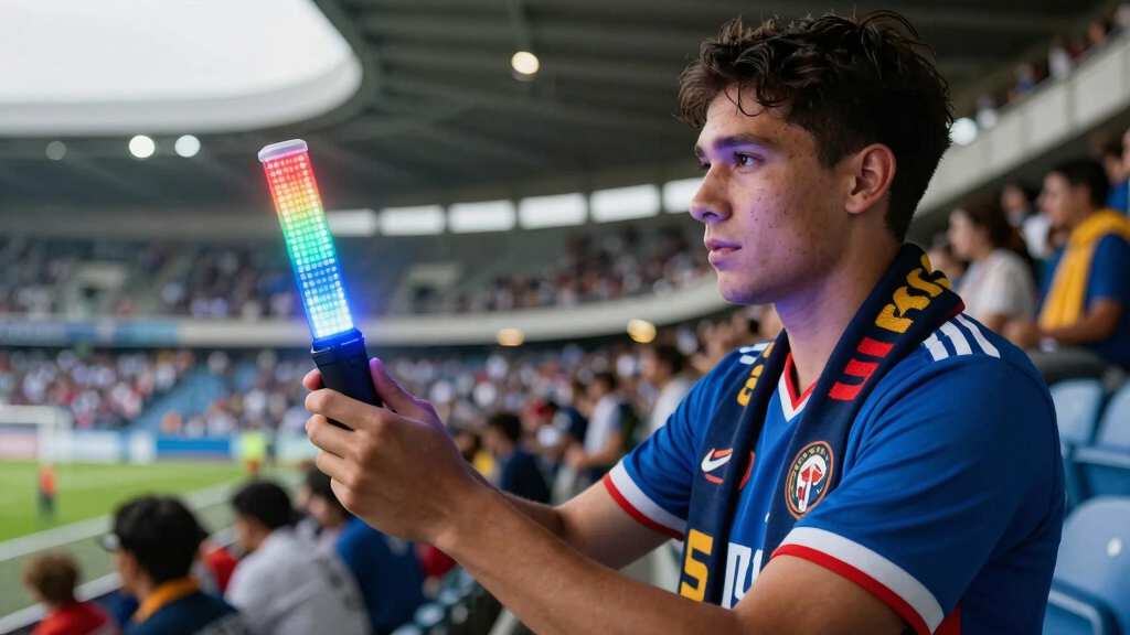 soccer fan LED light displays
