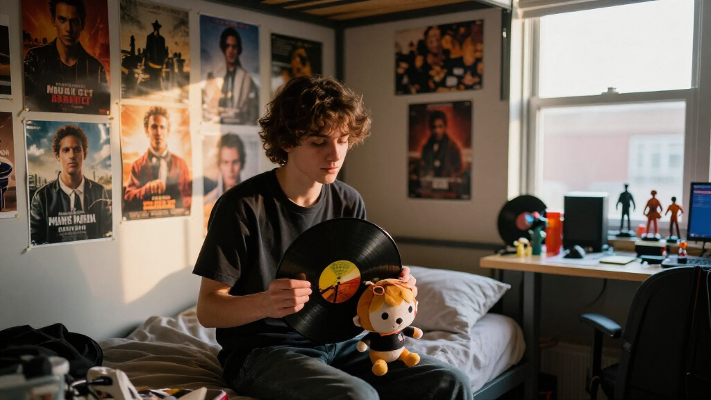 pop culture-themed dorm decor