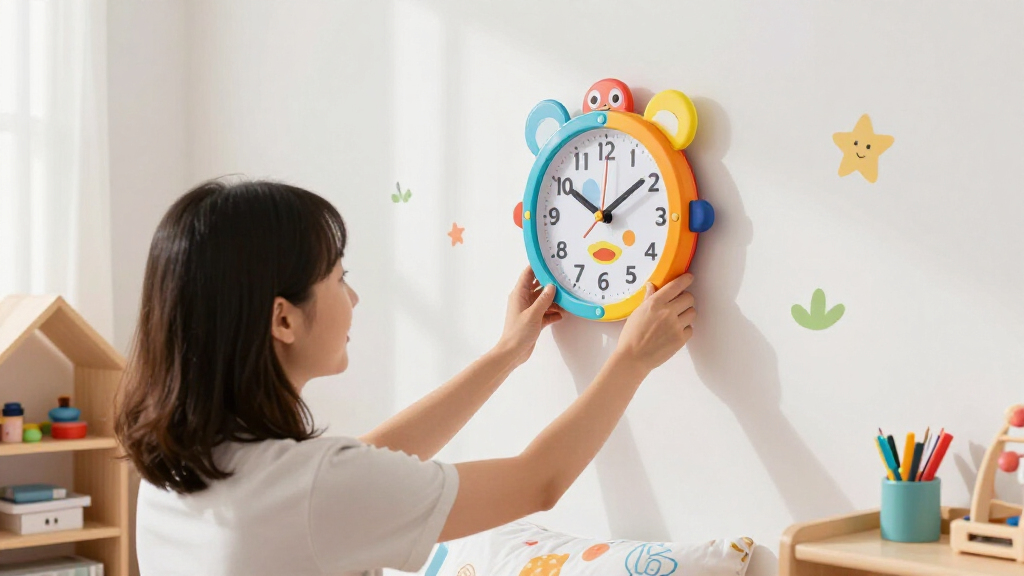 kids' wall clocks for back to school