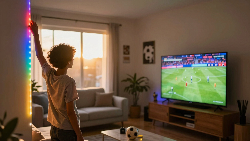 soccer fan LED light strips
