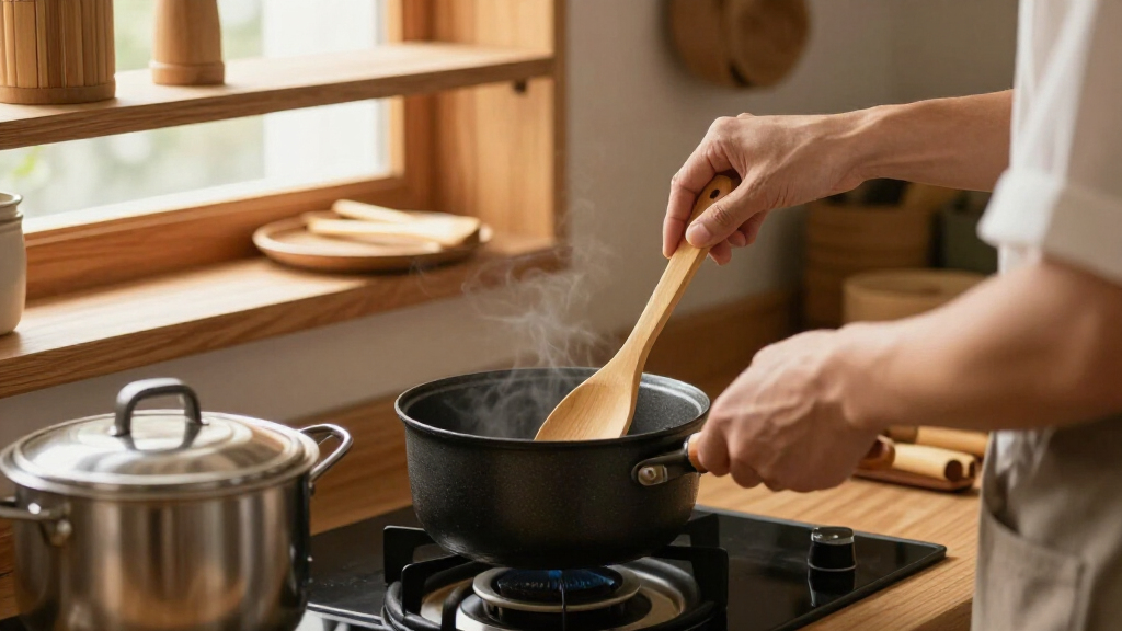 wooden utensils sustainable bamboo