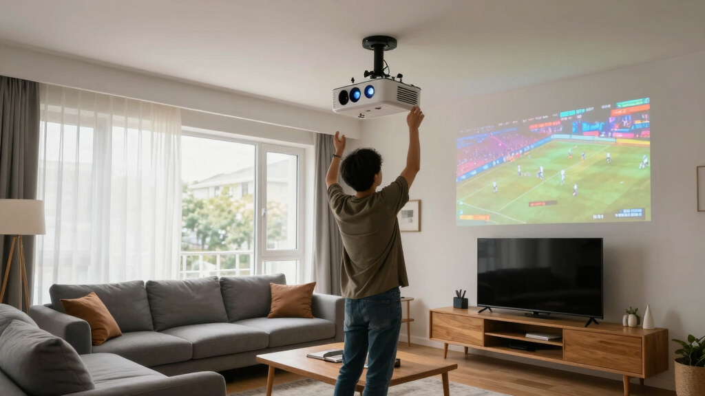 top rated sports projector for bright living room