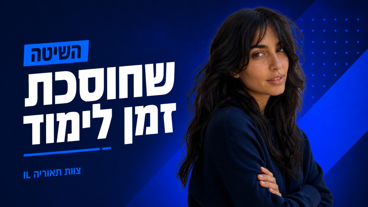 איך לומדים לתאוריה בצורה הכי יעילה? [מדריך 2026]