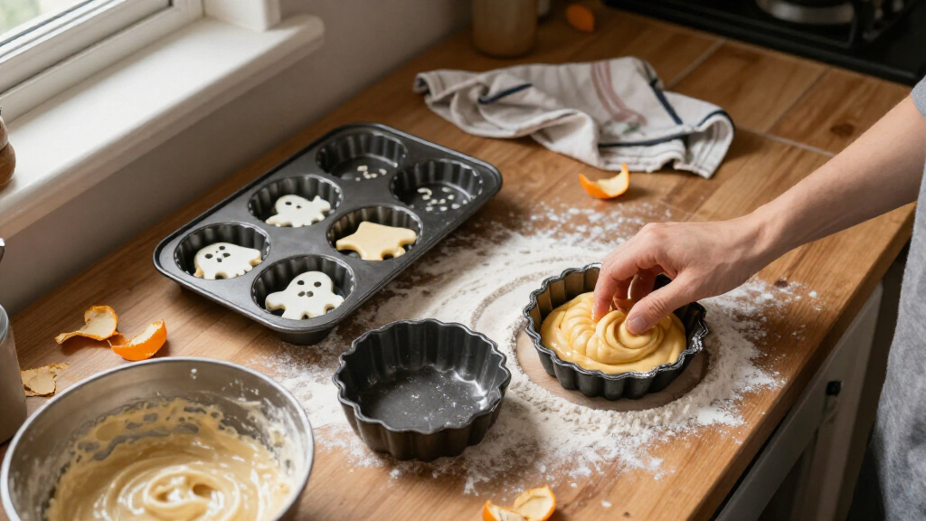 Halloween themed cake pans