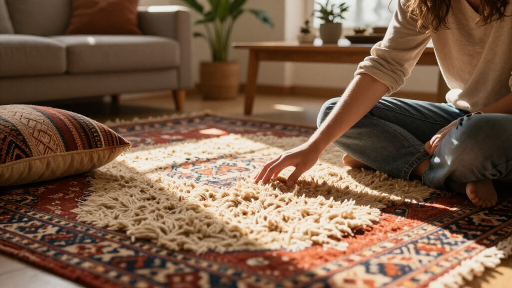 moroccan shag rug