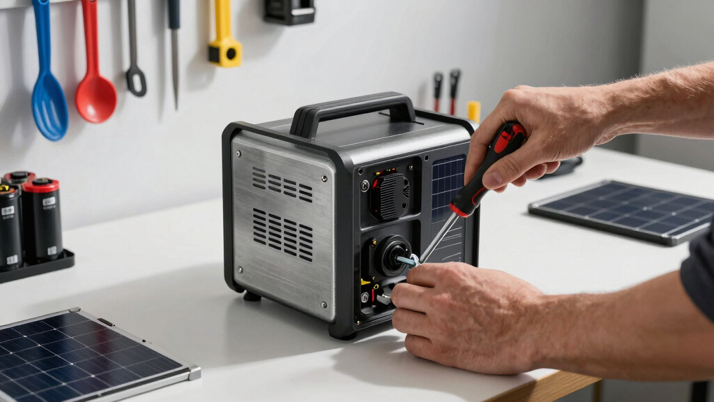 solar-powered backup generators