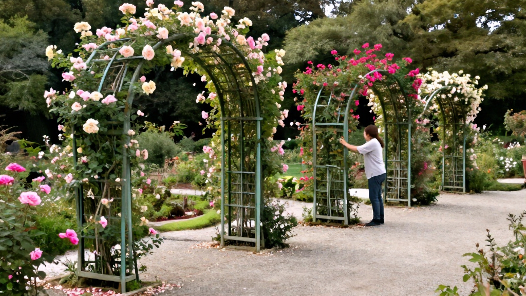 best rose garden arches