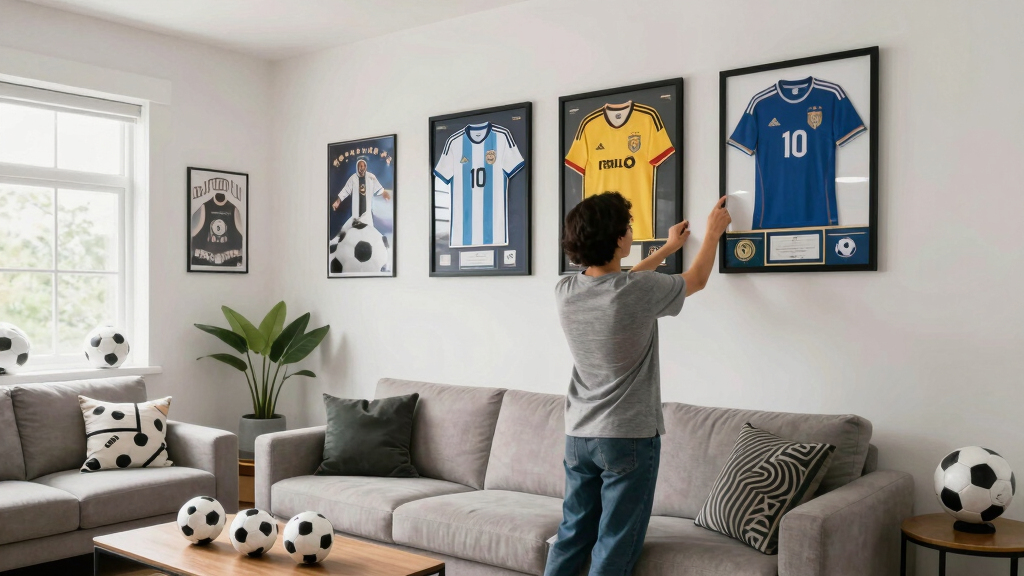soccer fan home decor