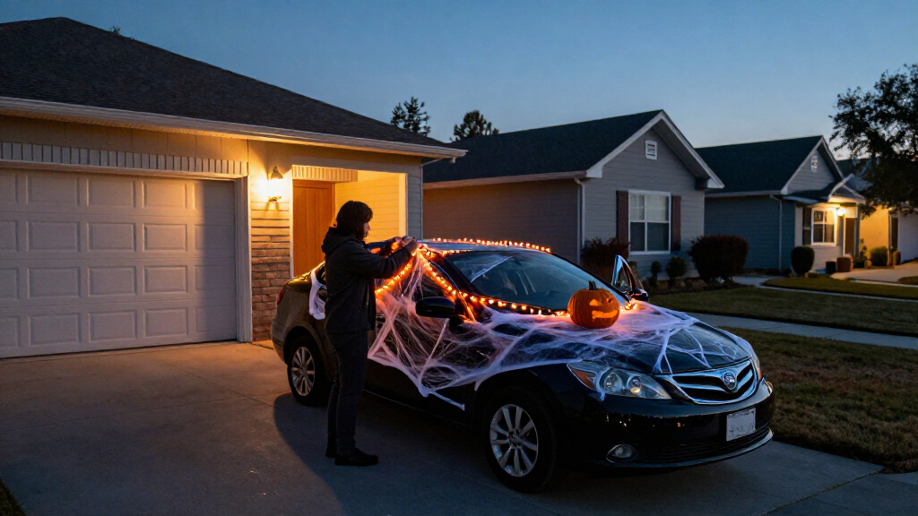 Halloween car decorations