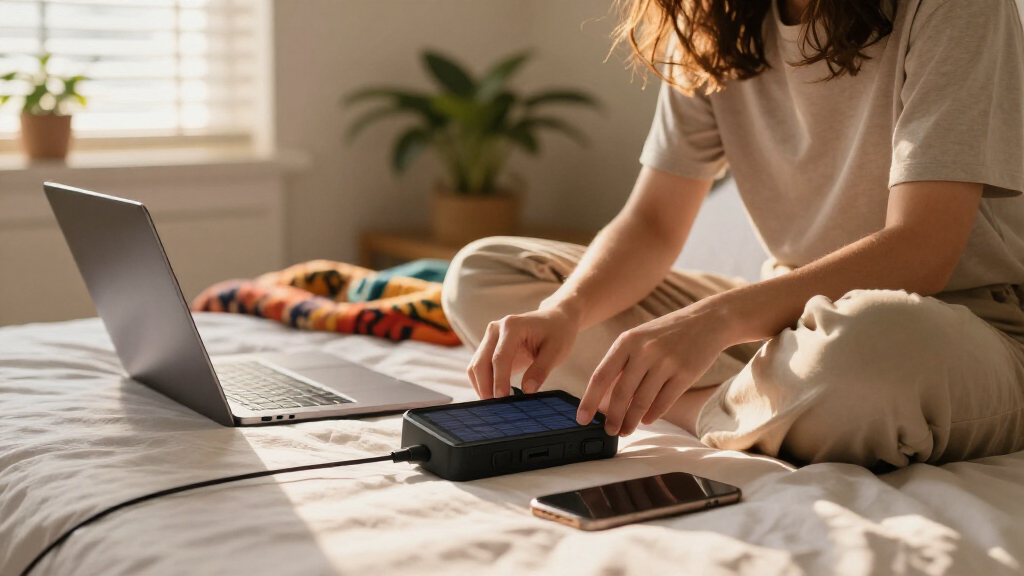 solar-powered dorm room gadgets