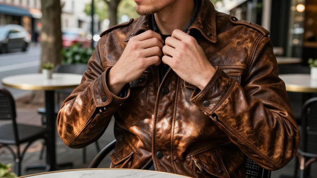men's casual leather jackets