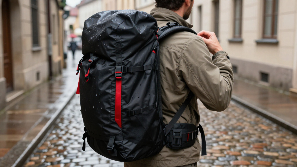 waterproof daypack for europe rainy season