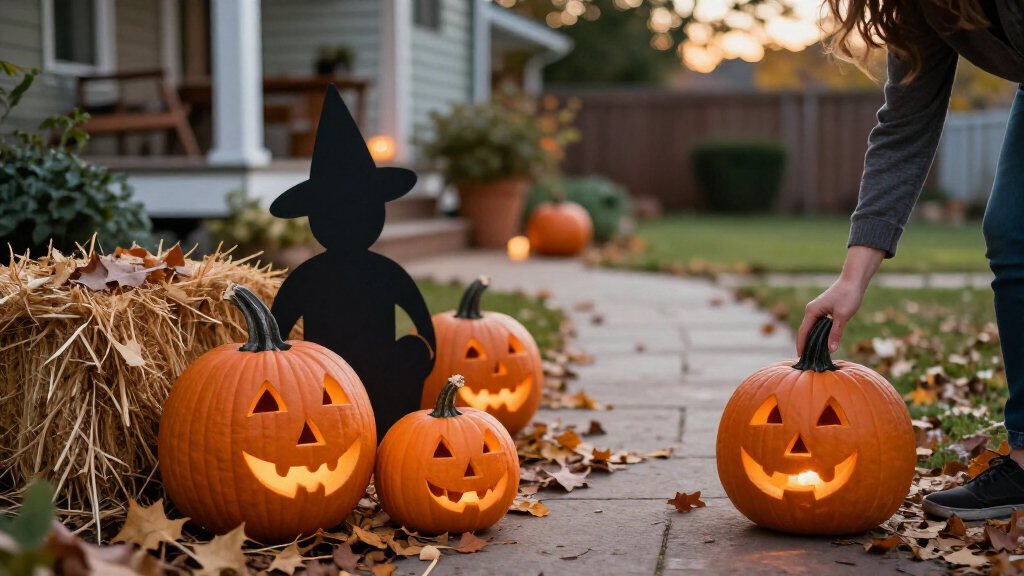 Halloween outdoor yard decorations