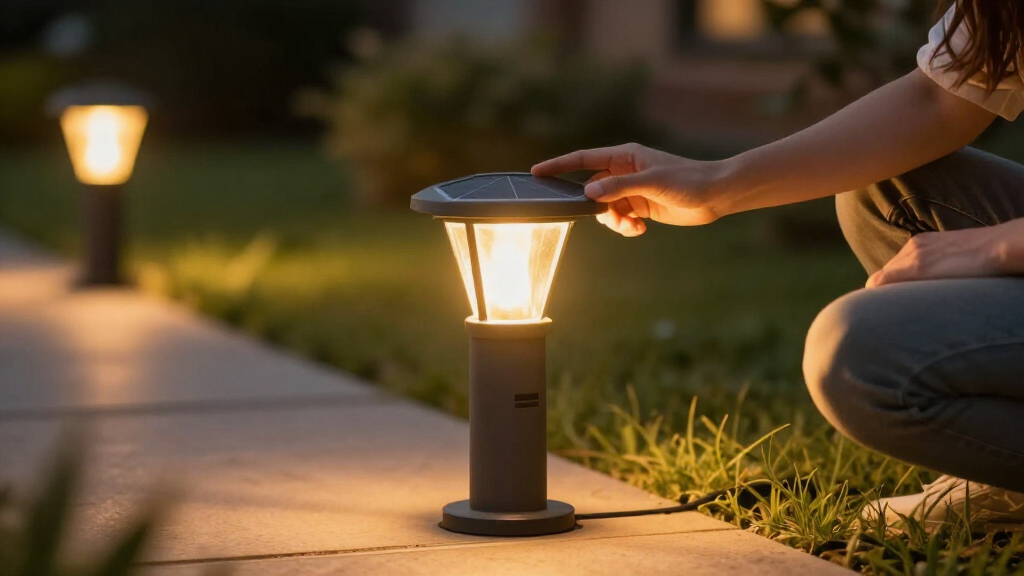 solar garden pathway lights