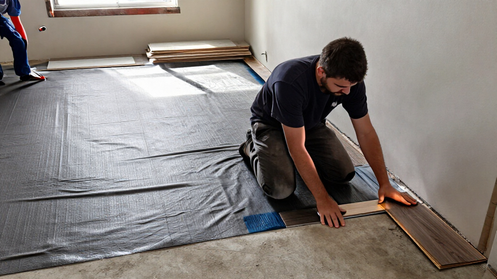 premium moisture barrier underlayment for basements