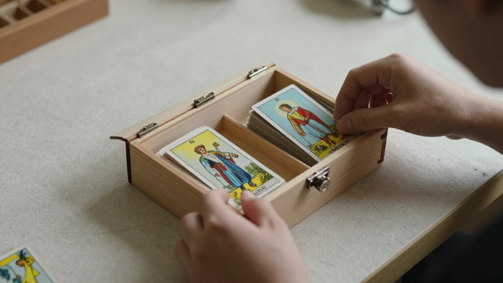 tarot card storage boxes