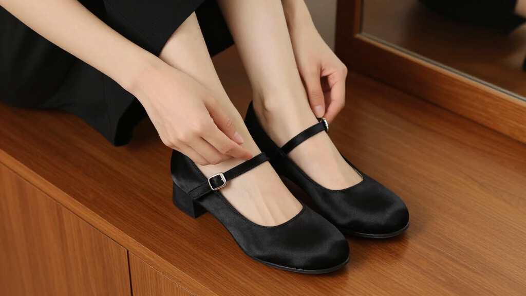 best satin Mary Jane shoes