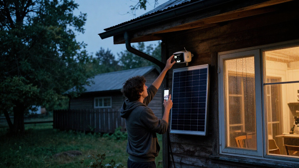 solar powered security cameras