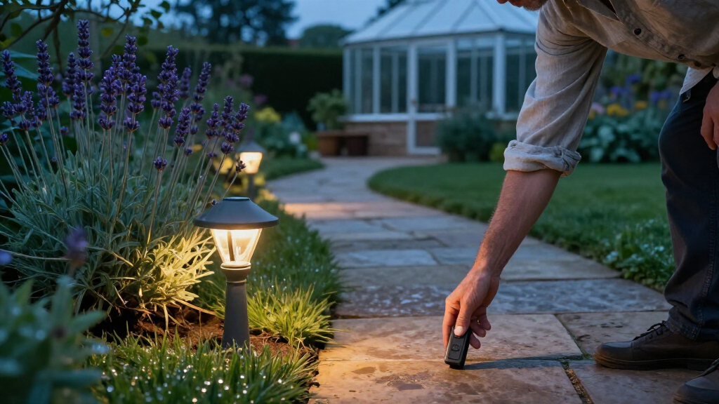 solar powered landscape lights