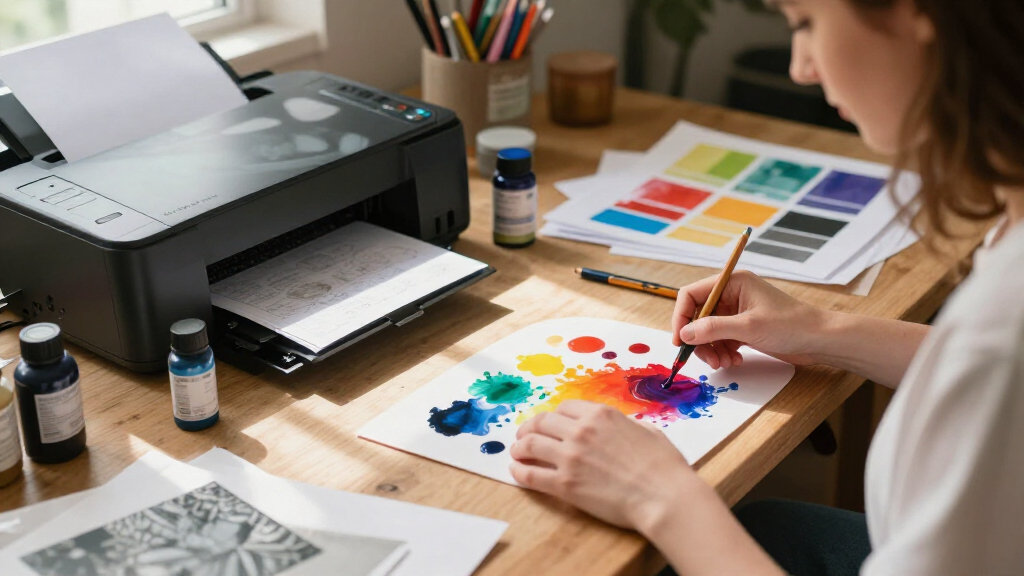 printer bundles for artists printer ink paper set