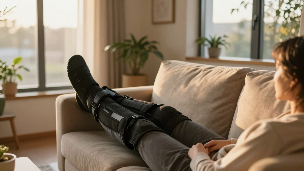 leg compression recovery boots