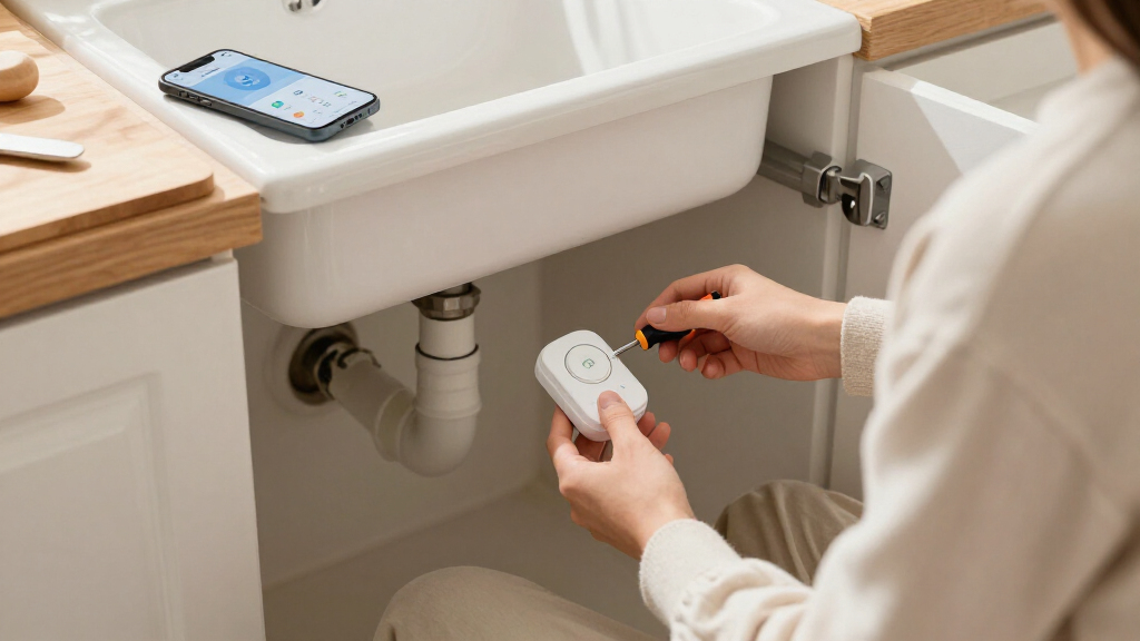 smart home water leak sensors