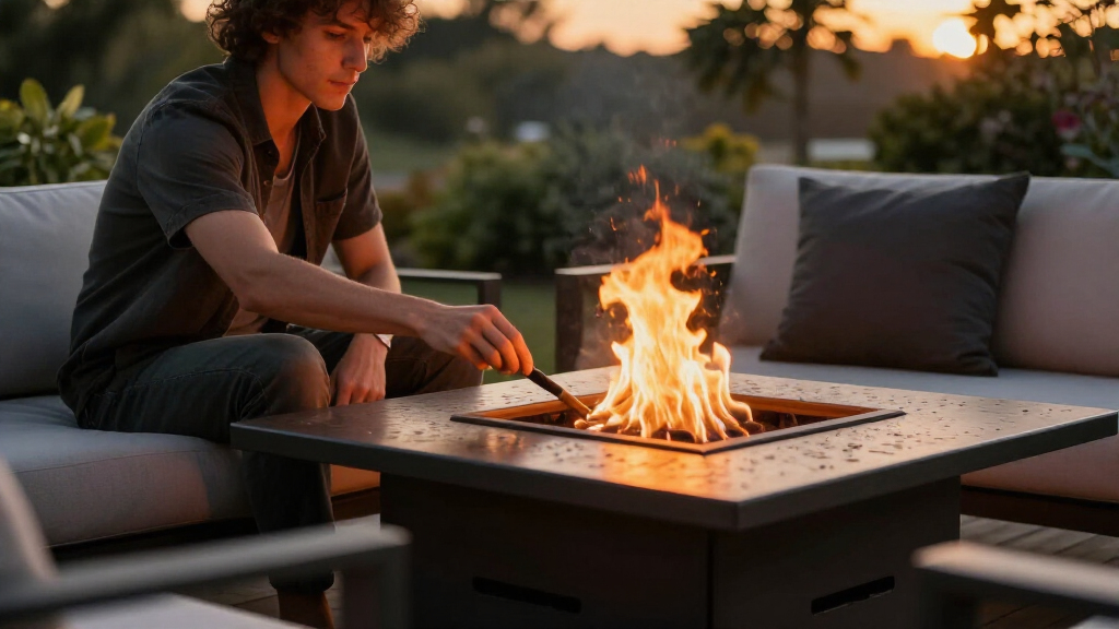 best propane fire pit tables
