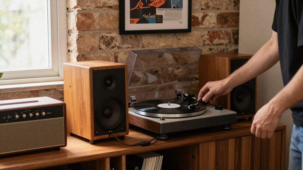 powered speakers for turntables