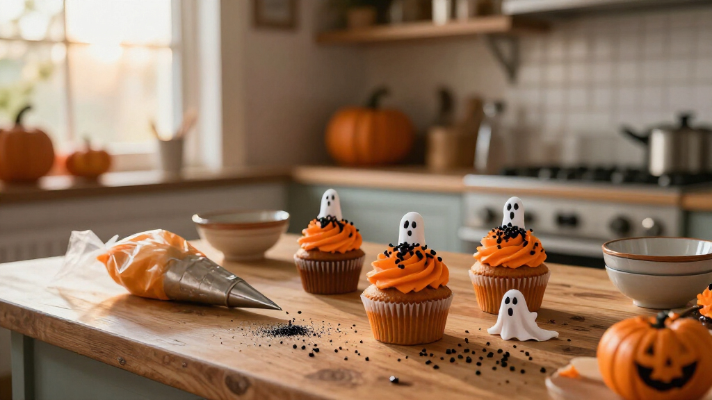 Halloween cupcake decorating supplies