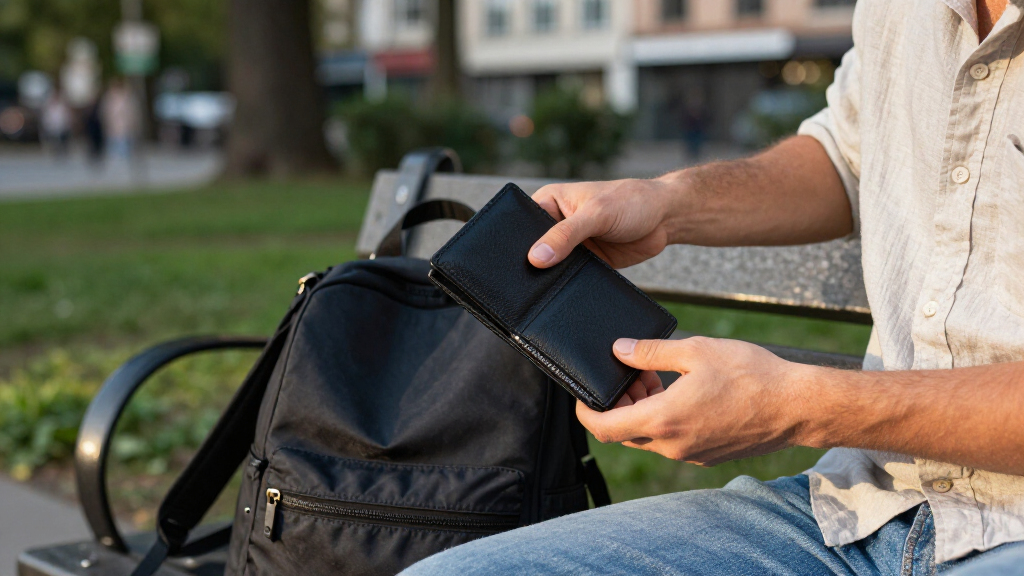 vegan leather bifold wallets for minimal carry