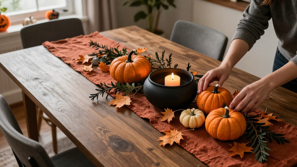 Halloween table centerpiece decorations