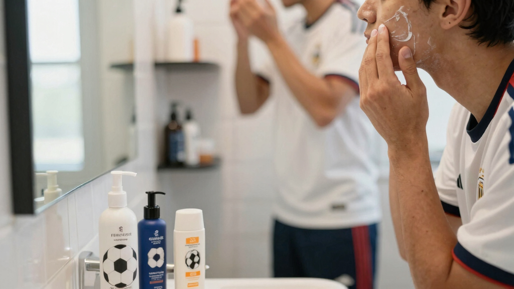 skincare products for soccer fans