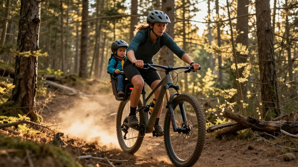 front mounted child seat mtb