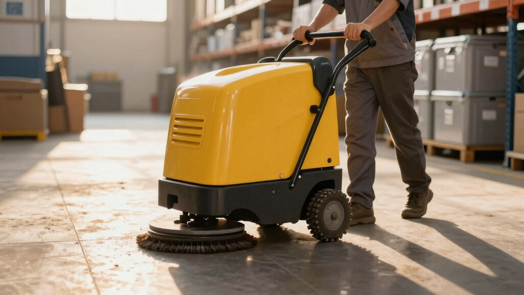 commercial floor scrubbers