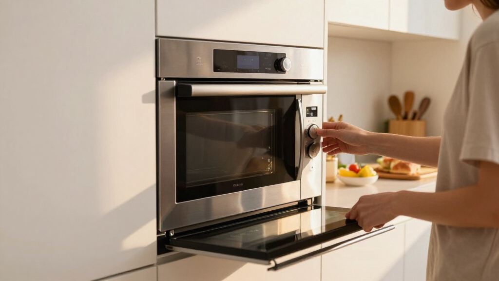 built in microwave convection