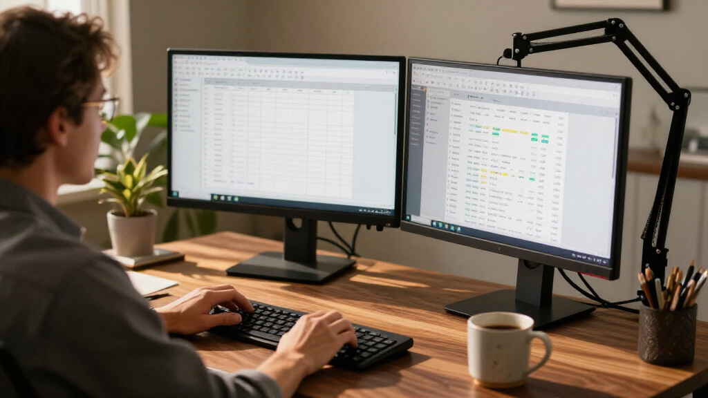 best dual monitor arm for accountants