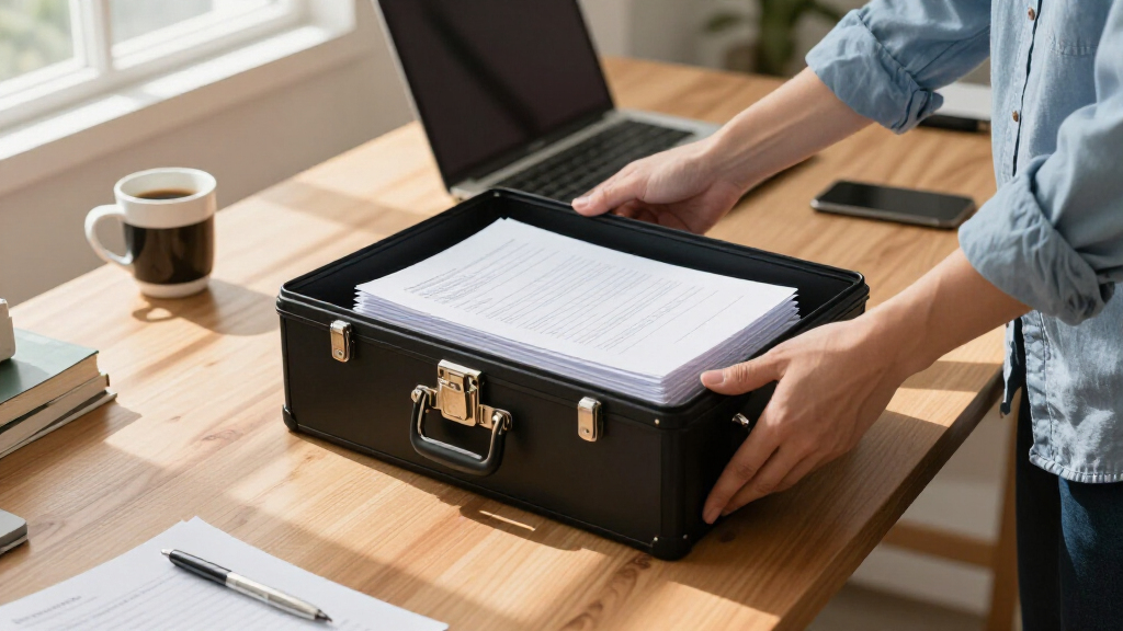 best portable locking file boxes for court documents