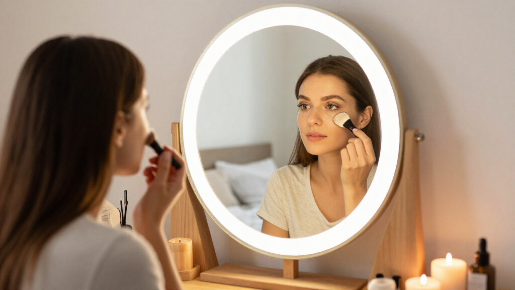 best lighted makeup mirror for makeup application