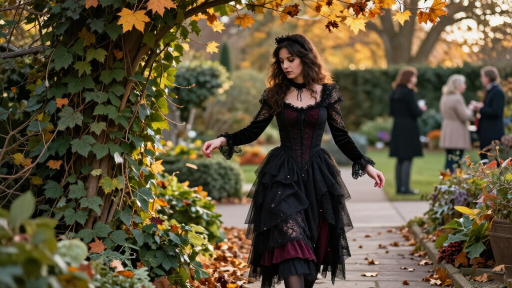 gothic Halloween dresses for women